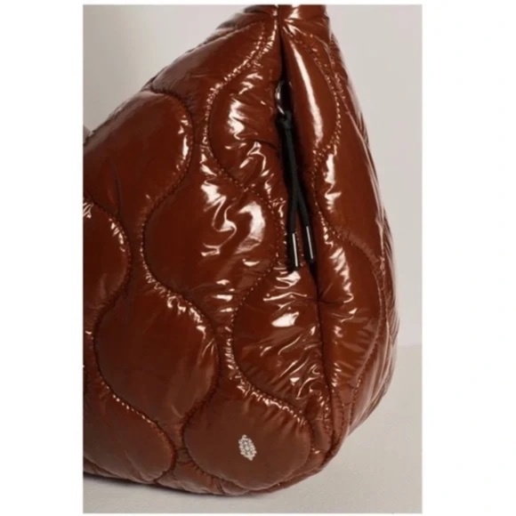 FP Movement Surplus Shine Quilted Bag in Nutshell Brown $98 Retail NWT - Picture 3 of 6